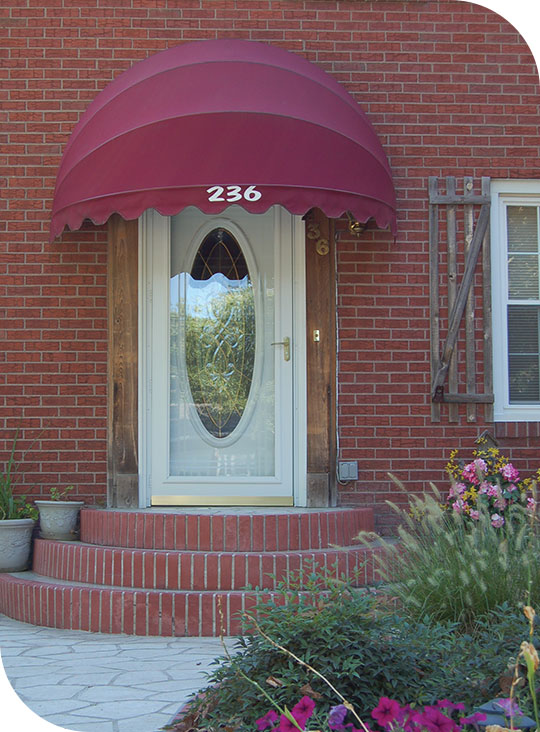 residential fabric awning